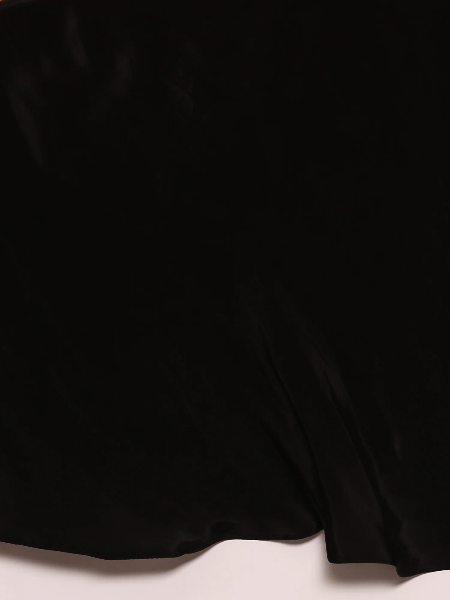 Black Crepe With Heavy Stone Embroidered Top And Dhoti With Dupatta - Image 8