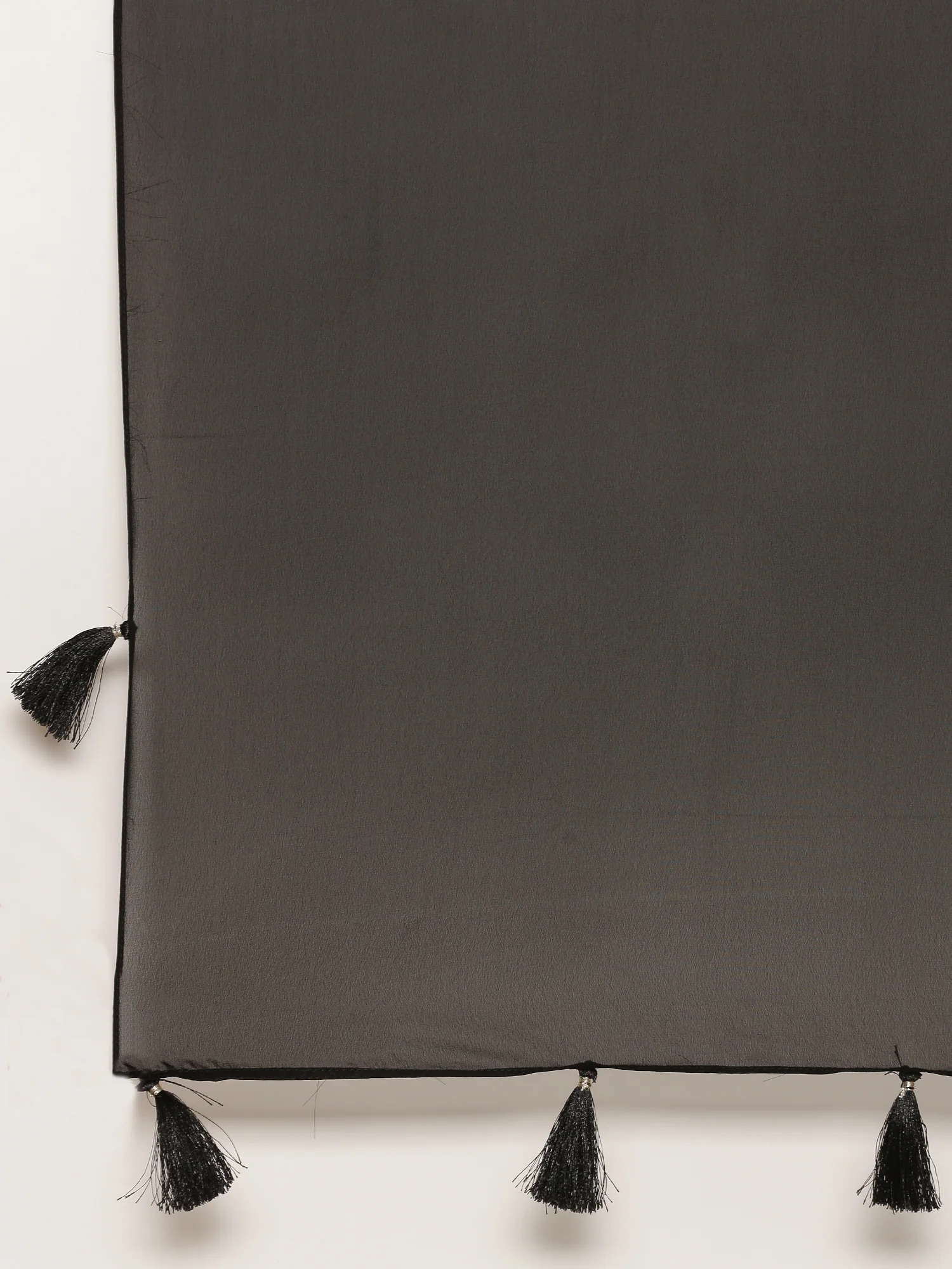 Black Geogrettte Palazoo Set With Embroiderey - Image 7