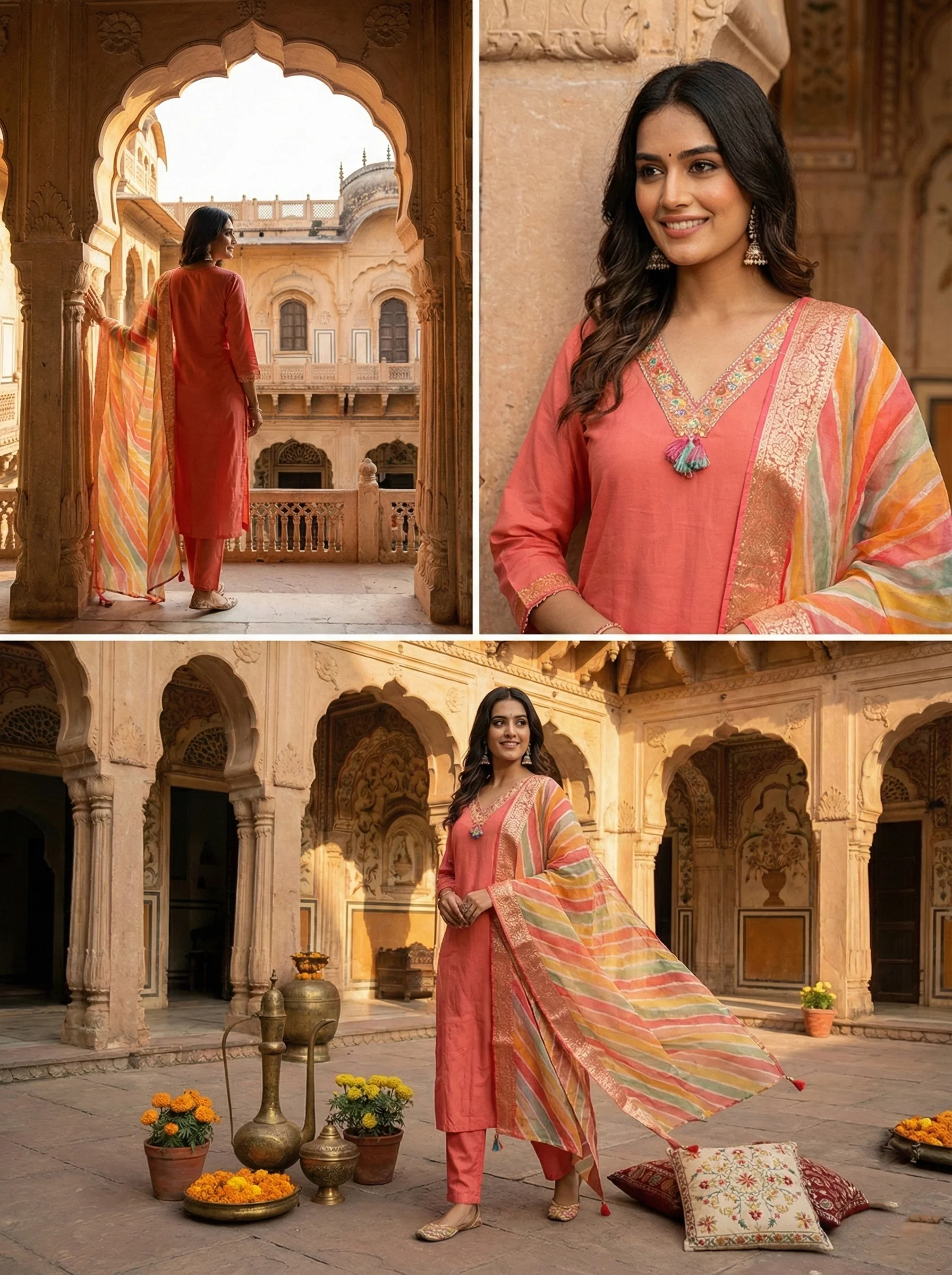 Coral Modal Three Piece Set - Image 5