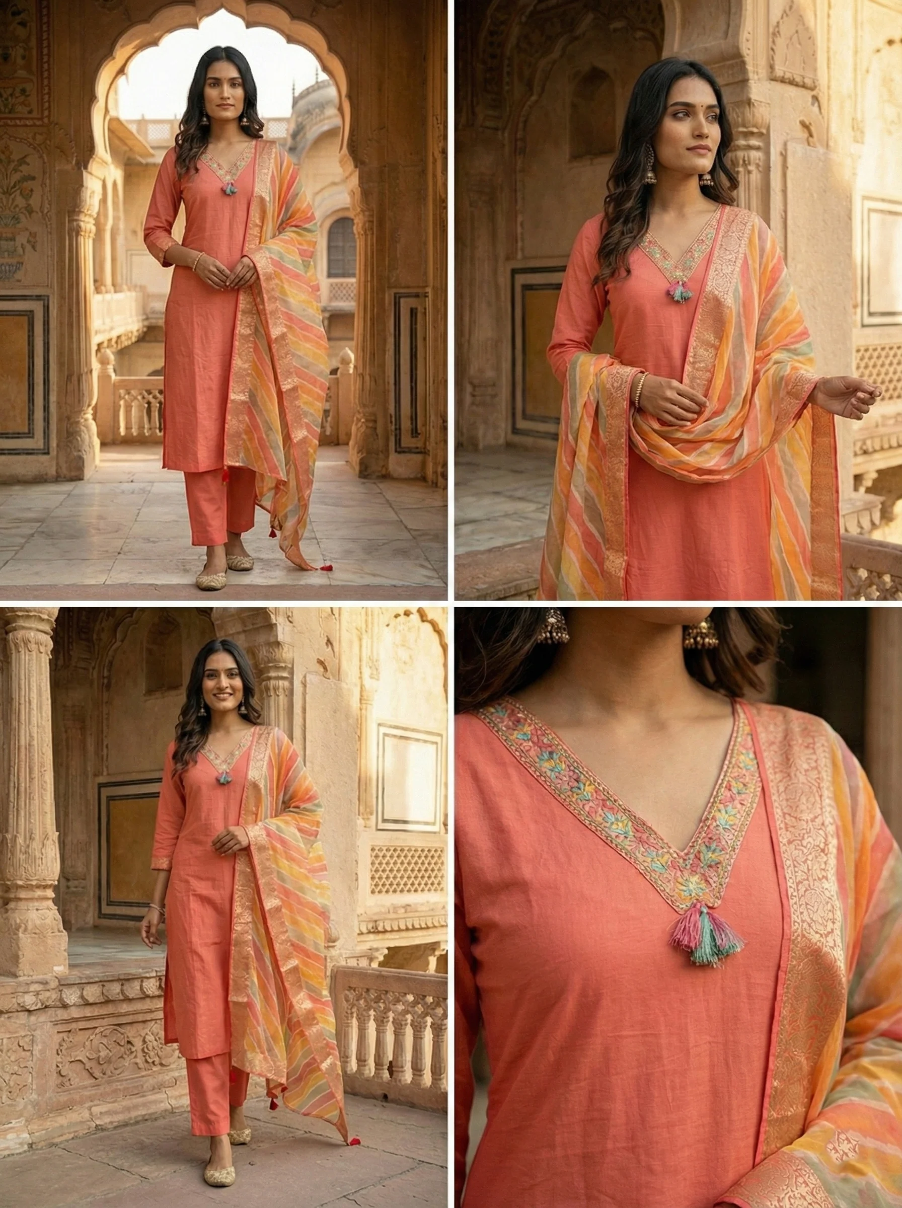 Coral Modal Three Piece Set - Image 7