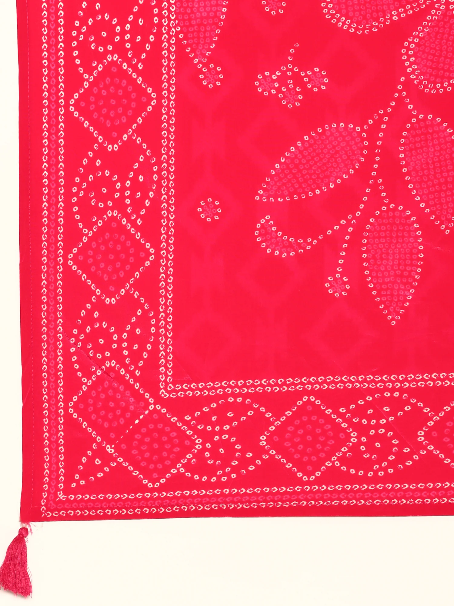 Crepe bandhani three piece suit set - Image 7