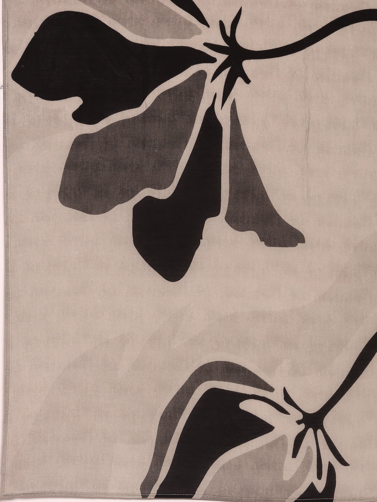 Grey Muslin Digital Print Three Piece Set - Image 7