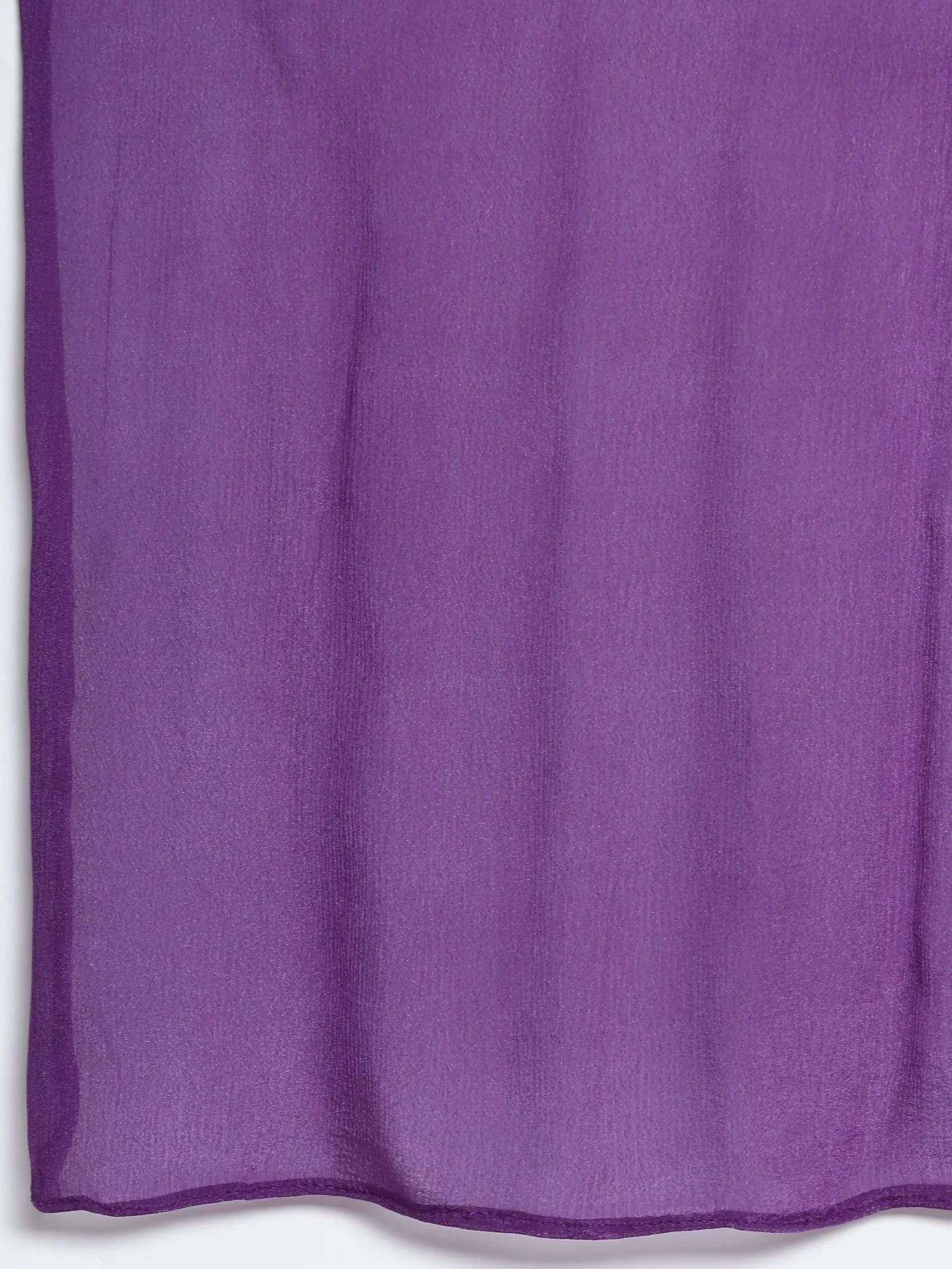 Lavender Georgette Crop top with palazzo set - Image 7