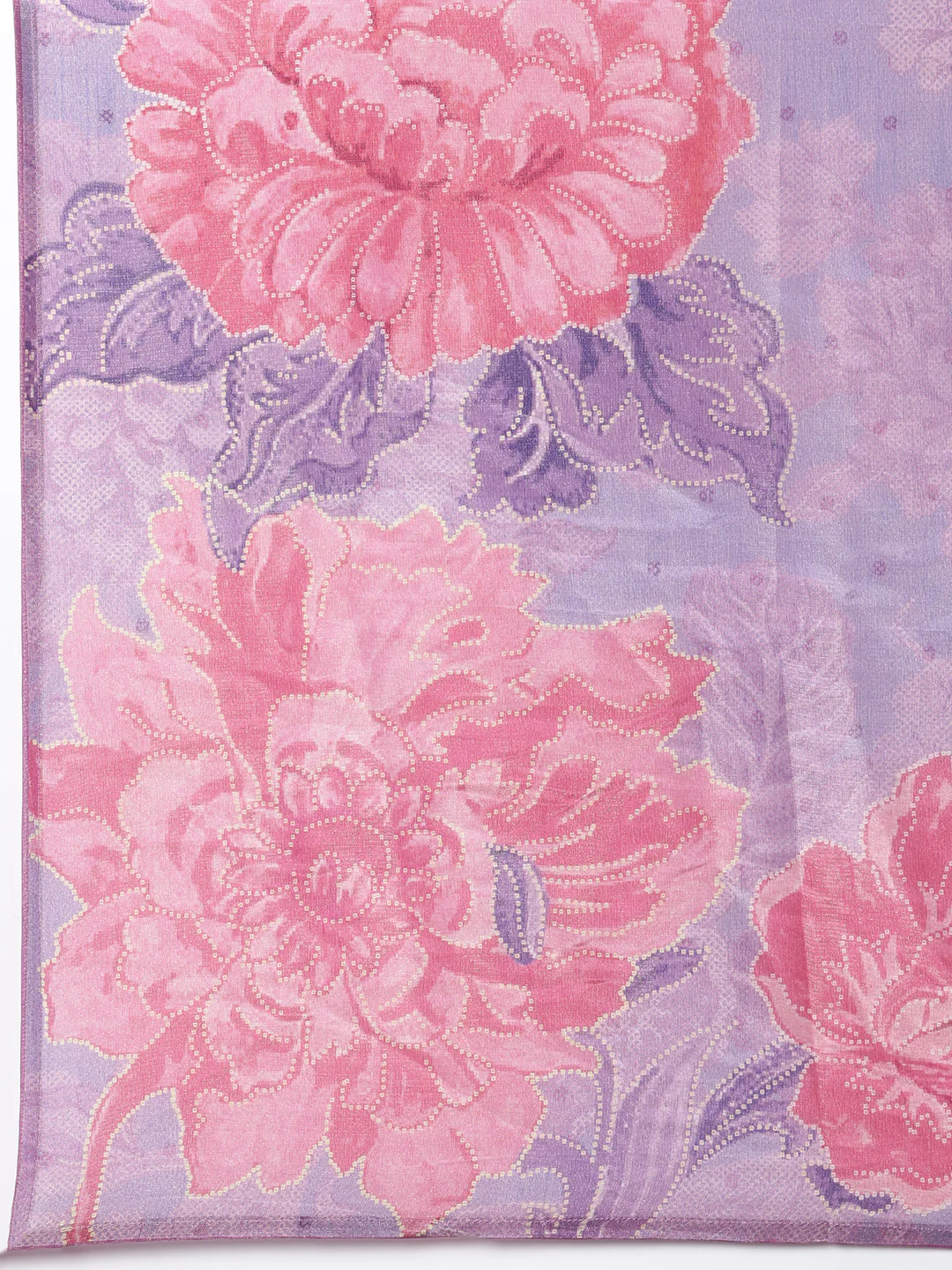 Lavender Tissue Printed Three Piece Set - Image 7