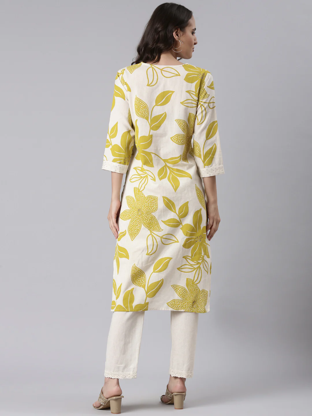 Lime Flex Block Print Two Piece Set - Image 3