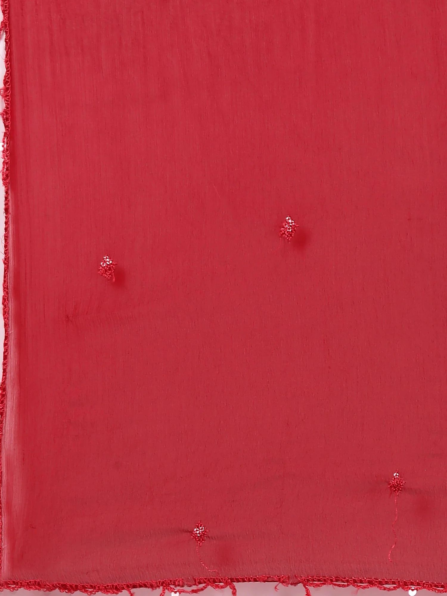 Maroon Chinnon Three Piece Set - Image 7