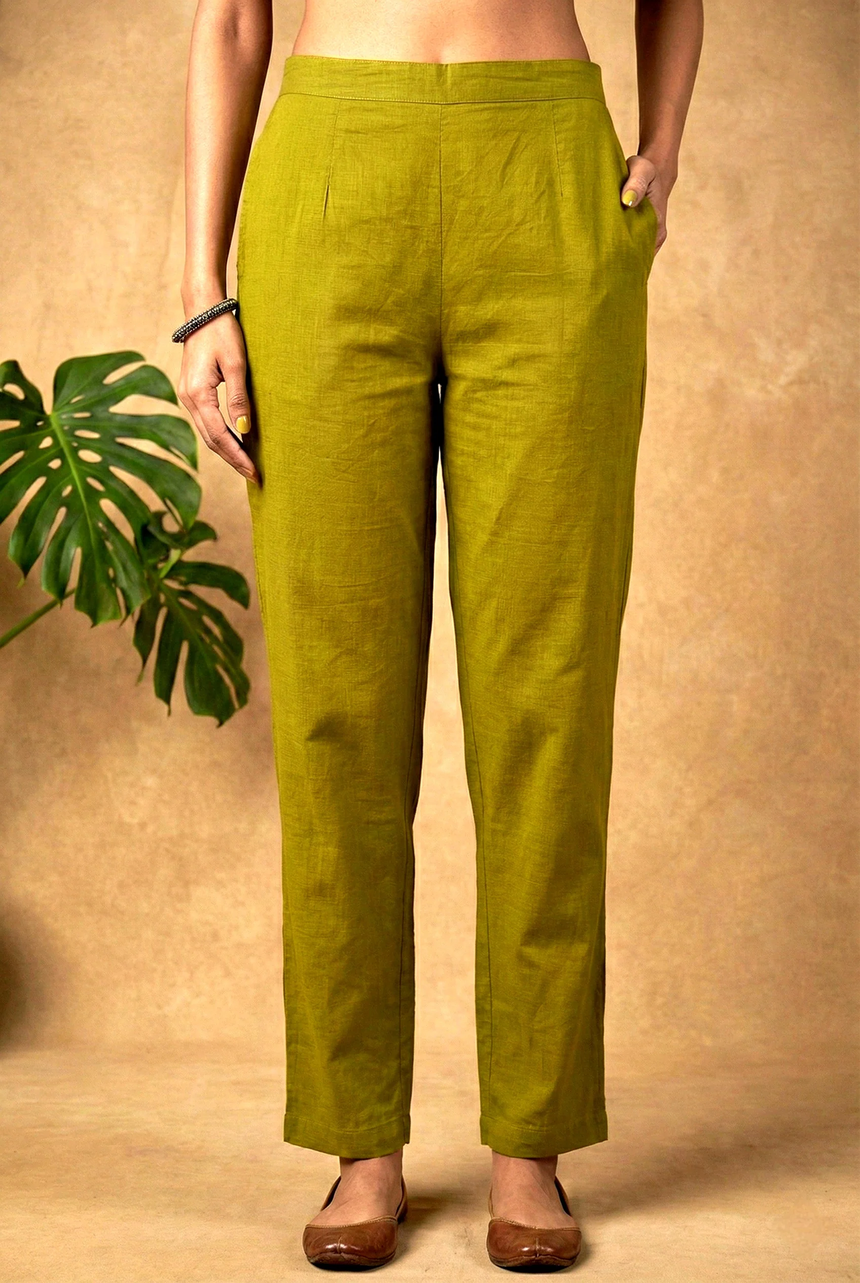 Mehadi Green Cotton Digital Printed Three Piece Set - Image 6