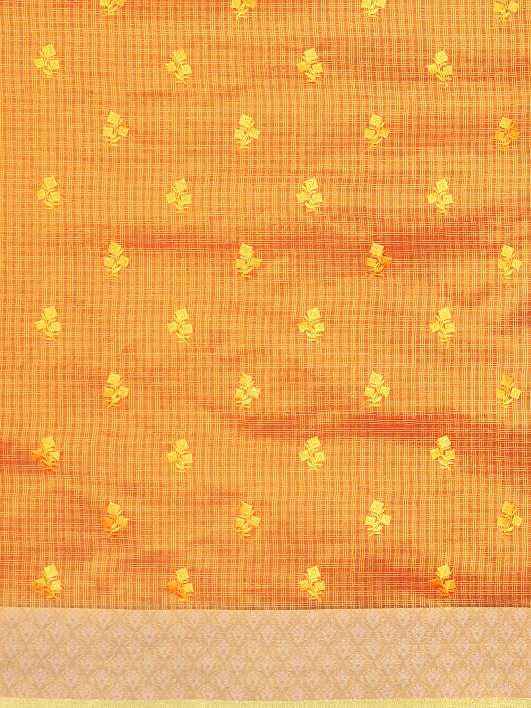 Neerus Amber Embroidered Saree With Blouse - Image 3