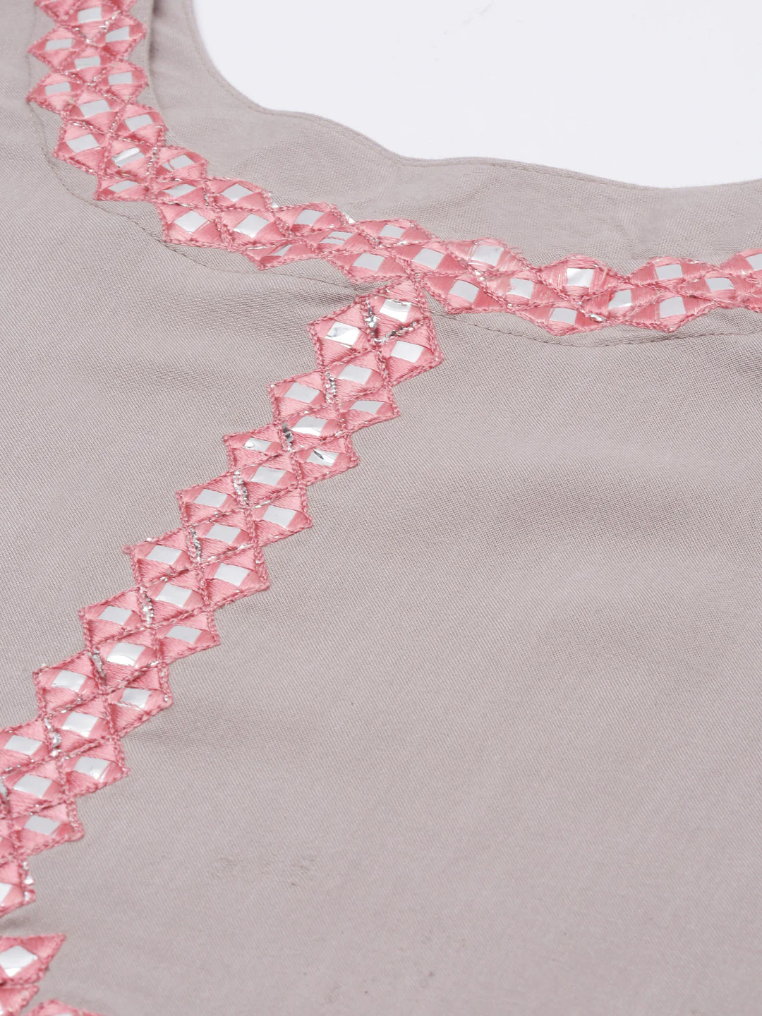 Neerus Beige Colour Rayon Fabric Plazo Set - Image 2