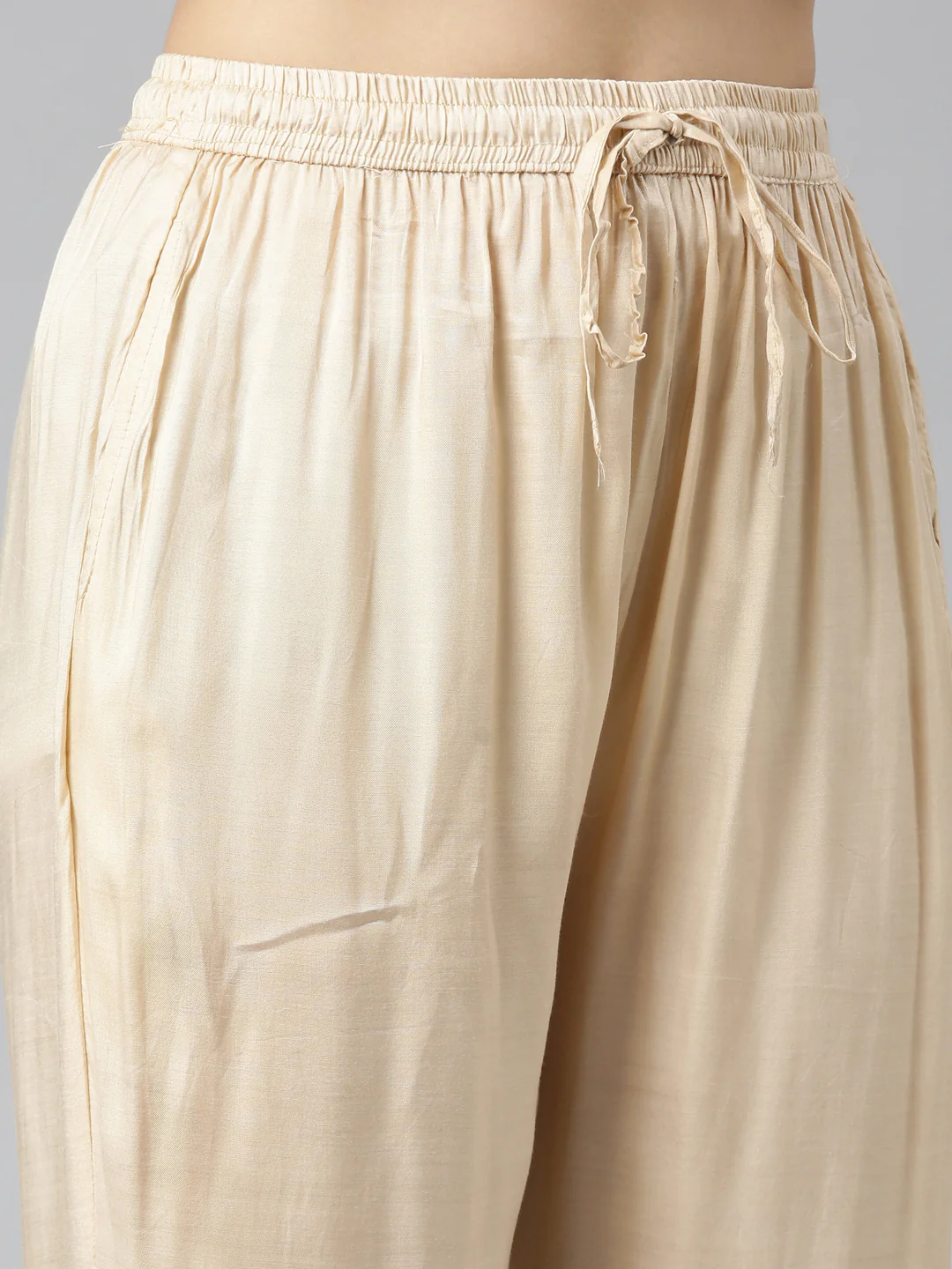 Neerus Beige Regular Straight Printed Readymade Suits - Image 6