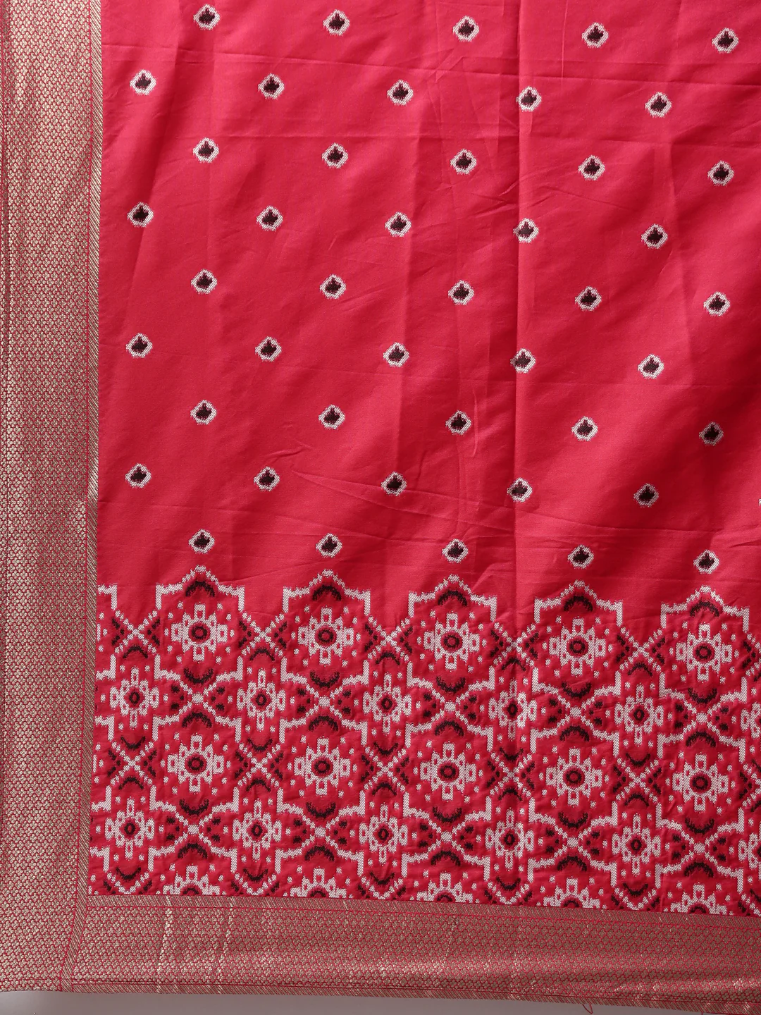 Neerus Black Color Dupion Silk Fabric Readymade Suits - Image 9