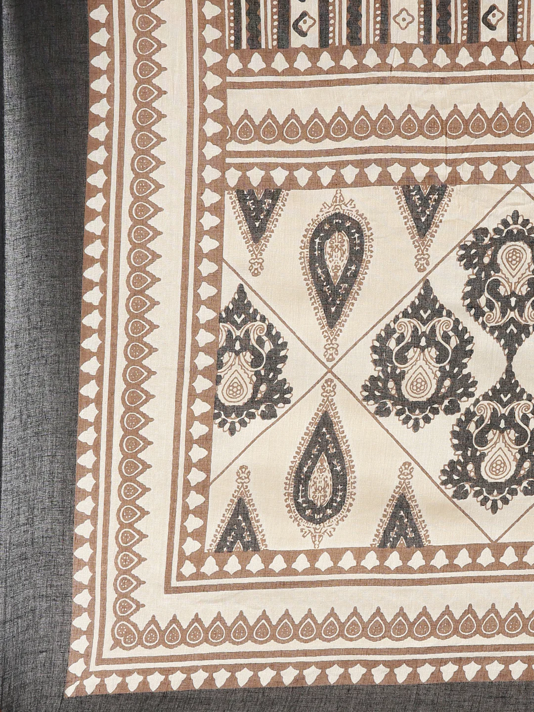 Neerus Black Regular Straight Printed Kurta And Salwar With Dupatta - Image 7