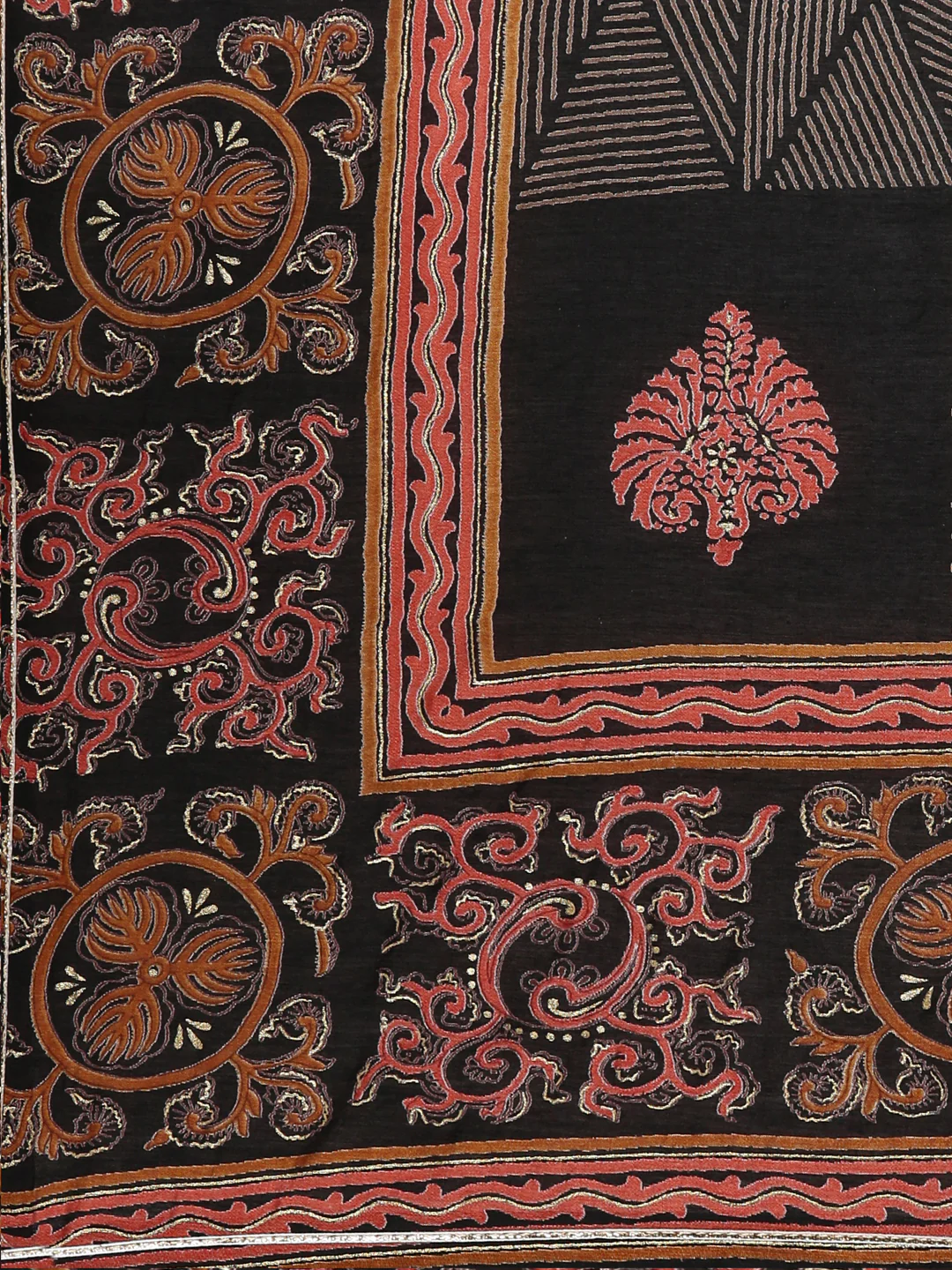 Neerus Black Regular Straight Printed Readymade Suits - Image 7