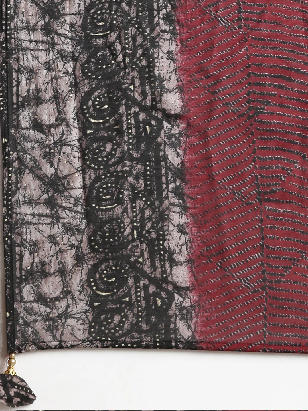 Neerus Black Regular Straight Printed Readymade Suits - Image 7