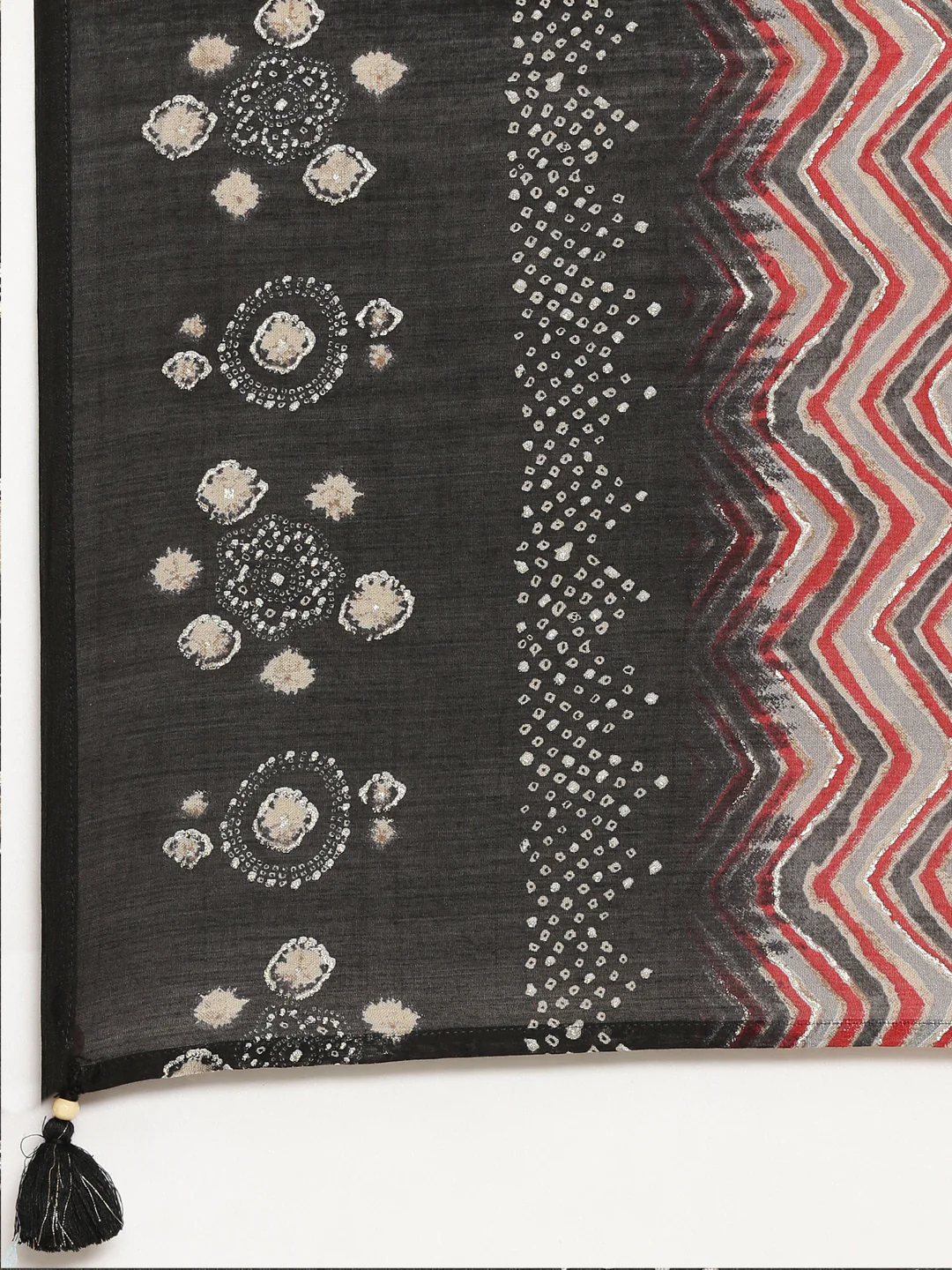 Neerus Black Regular Straight Printed Readymade Suits - Image 7