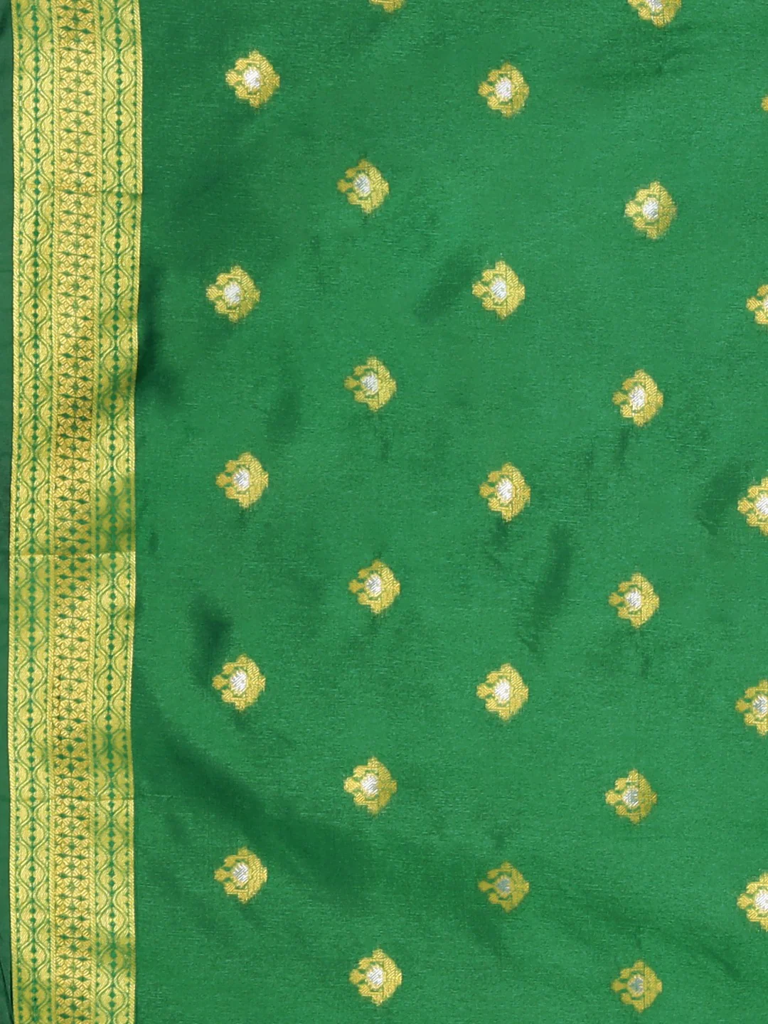 Neerus Black Textured Saree With Blouse - Image 6