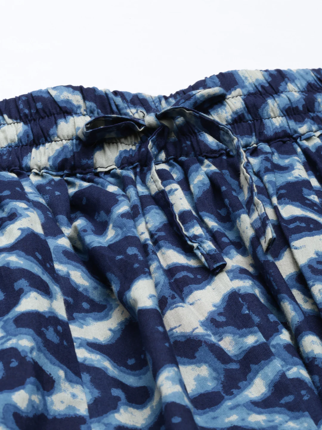 Neerus Blue Color Cotton Fabric Plazzo - Image 6