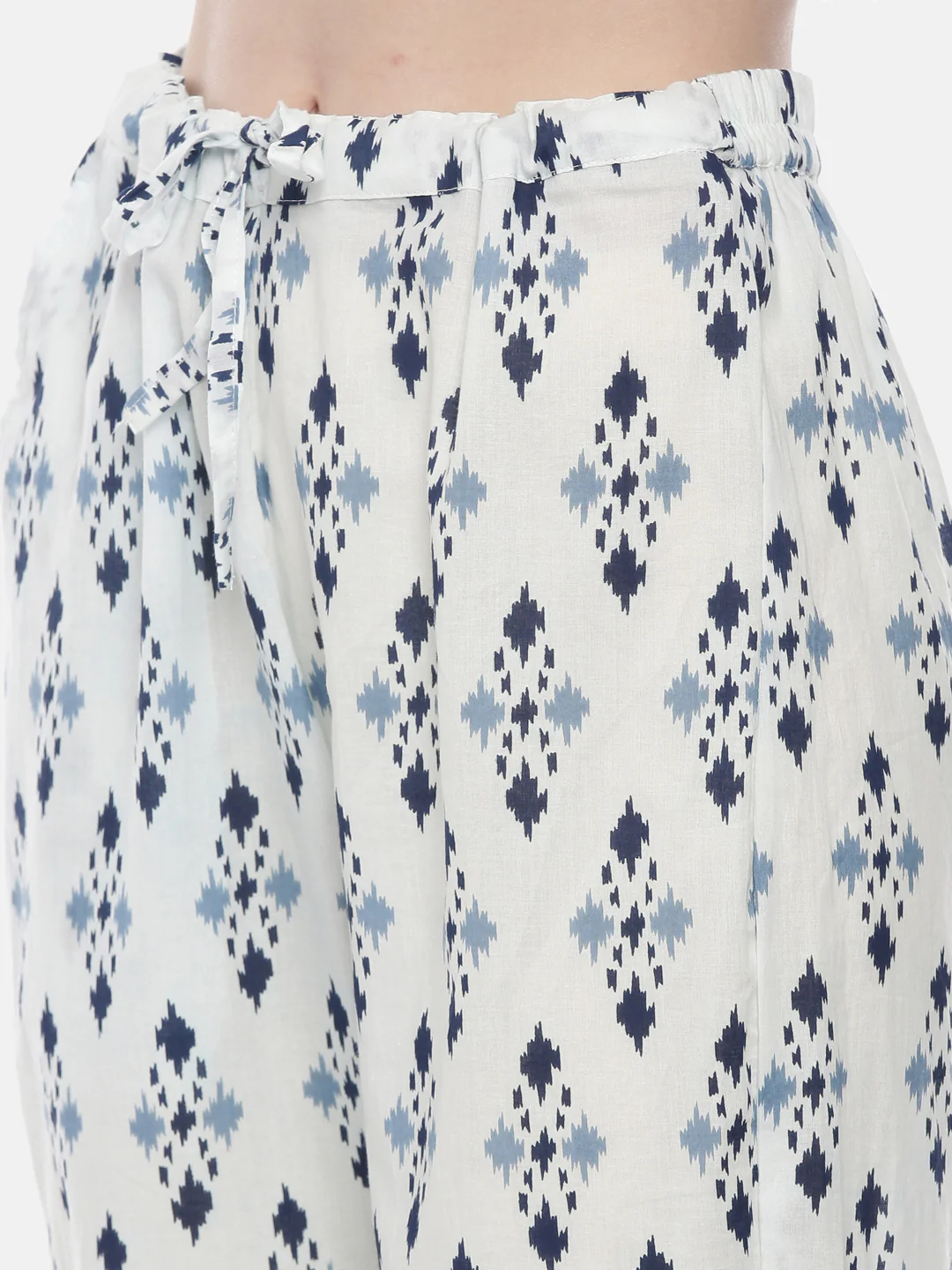 Neerus Blue Color Cotton Fabric Suit-Pant - Image 8