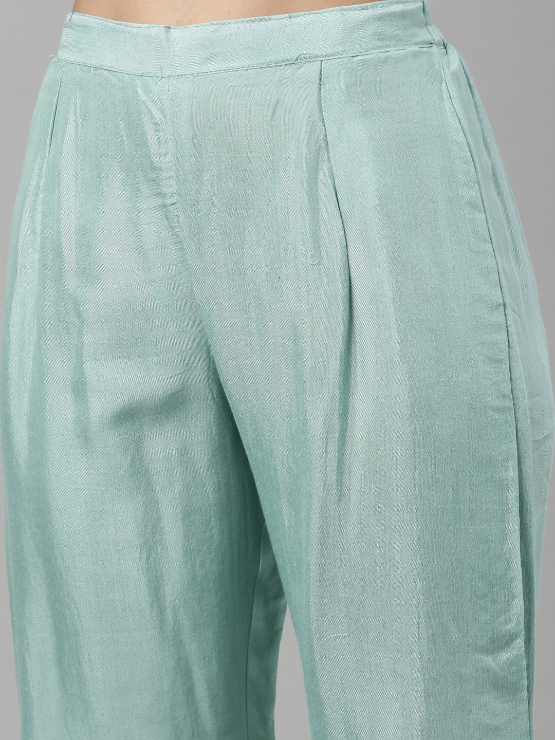 Neerus Blue Color Georgette Fabric Suit Set - Image 2