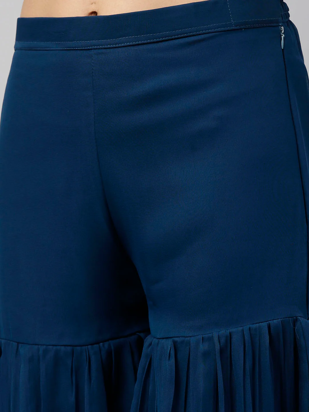 Neerus Blue Color Georgette Fabric Suit-Short Anarkali - Image 7