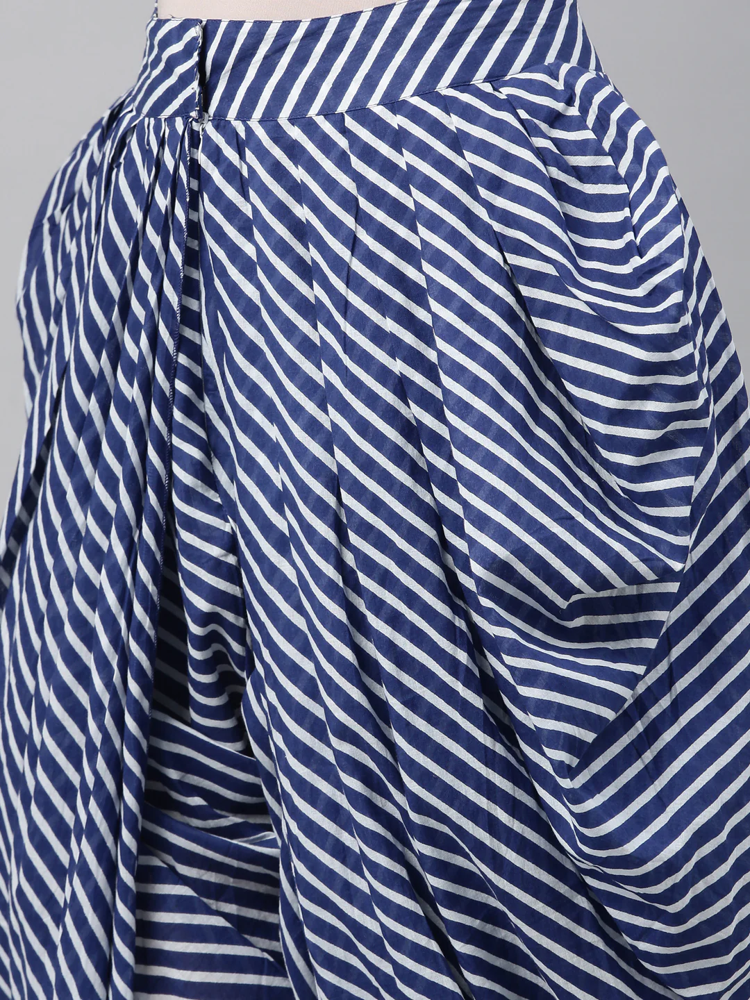 Neerus Blue Color Rayon Fabric Dhotti - Image 8