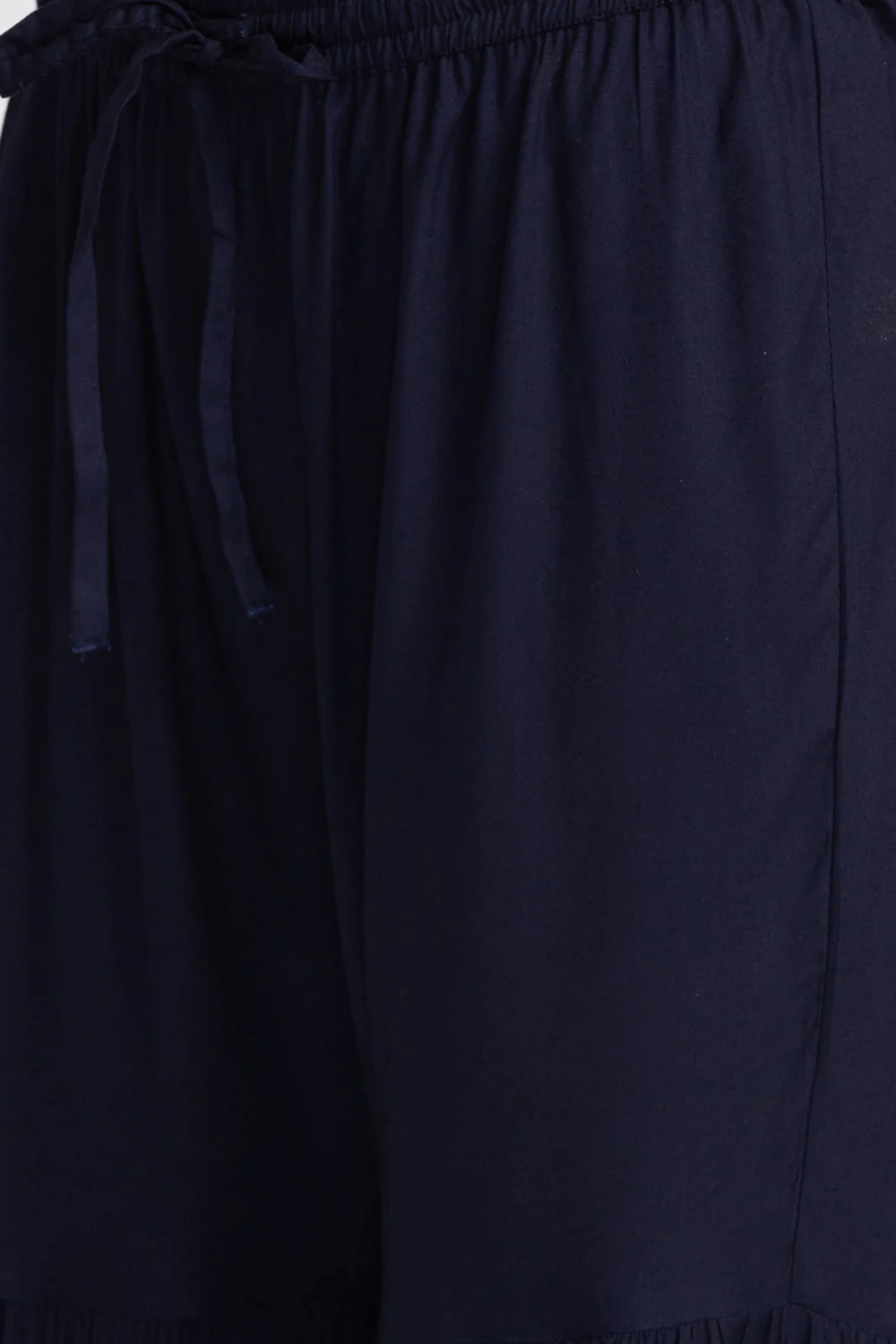 Neerus Blue Floral Embroidered Sequinned Kurta With Sharara Dupatta - Image 6