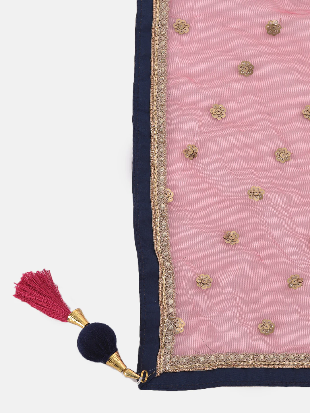 Neerus Blue Printed Anarkali Kurta With Dupatta - Image 5
