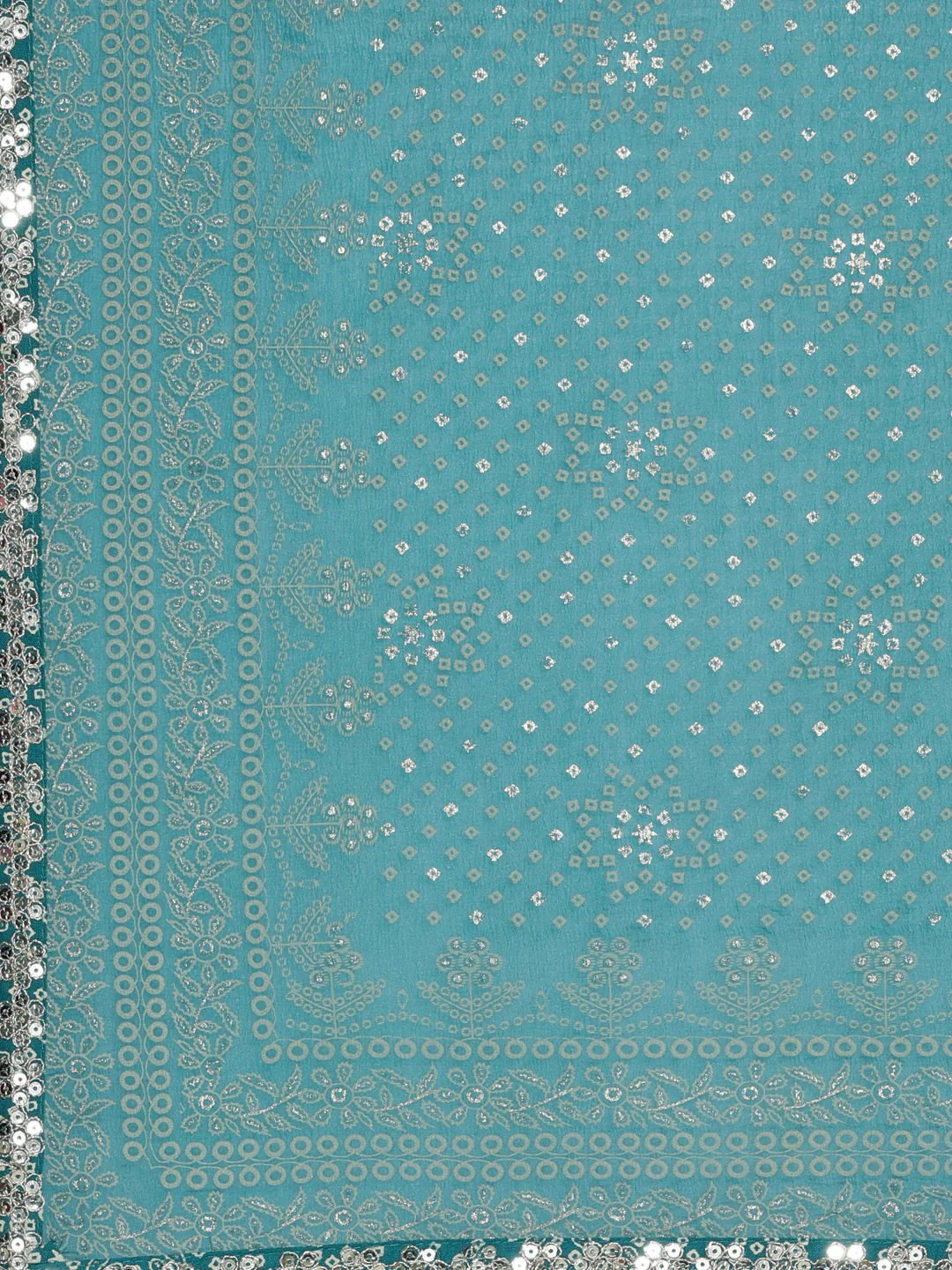 Neerus Blue Regular Calf Length Printed Readymade Suits - Image 7