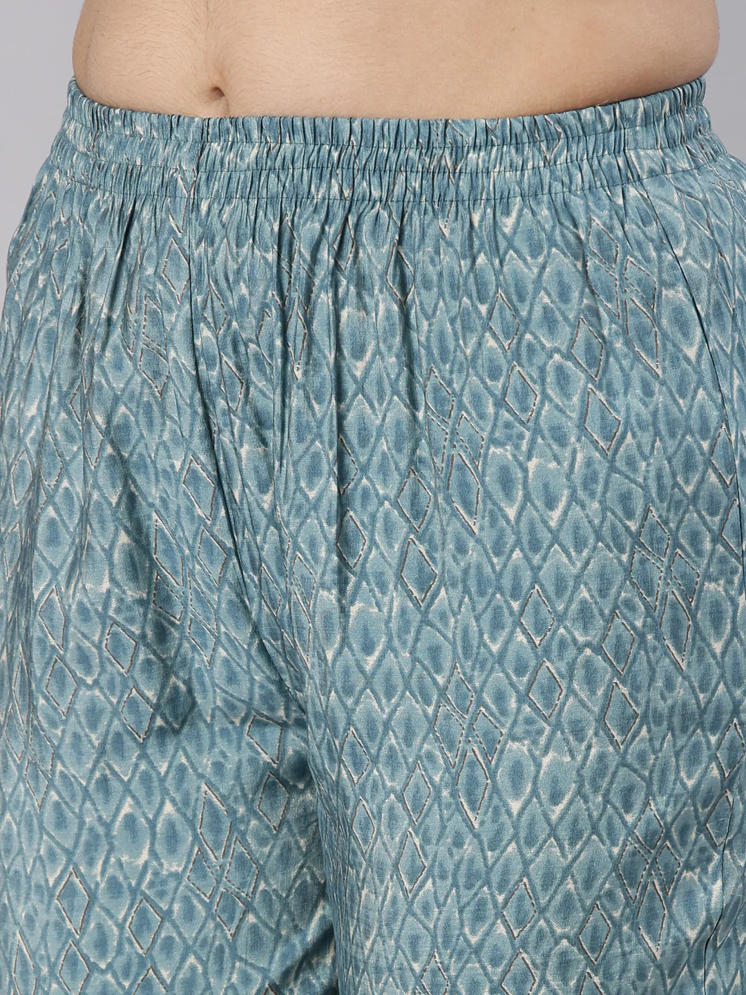 Neerus Blue Regular Straight Yoke Design Readymade suits - Image 6