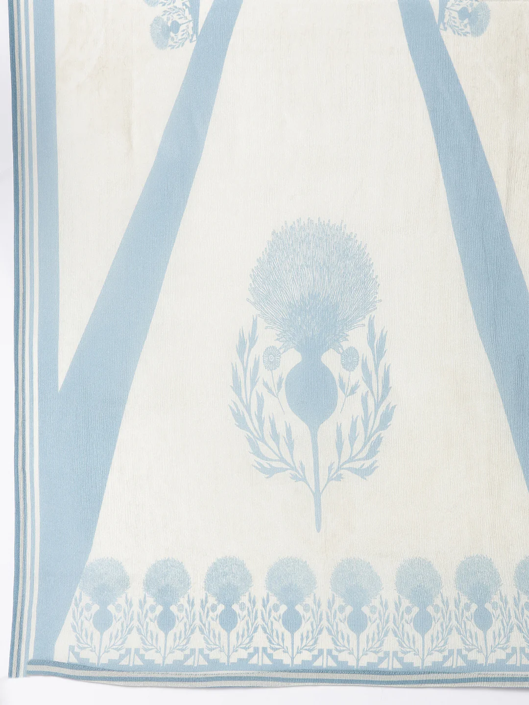 Neerus Blue Solid Straight Kurta and Trousers With Dupatta - Image 7