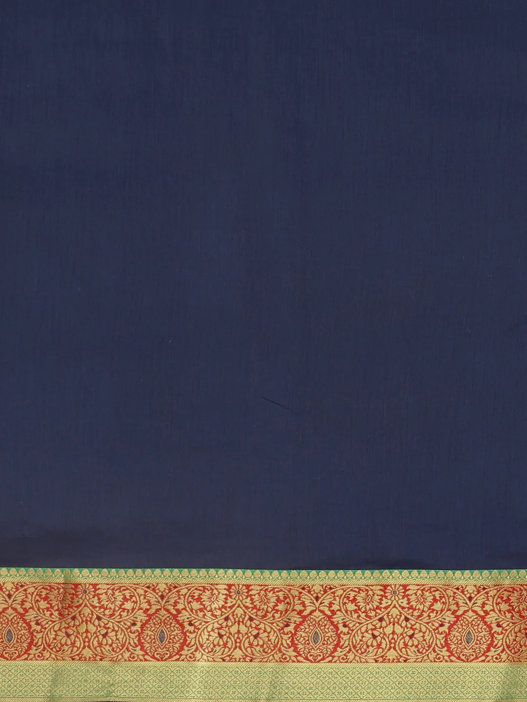 Neerus Blue Textured Saree With Blouse - Image 3