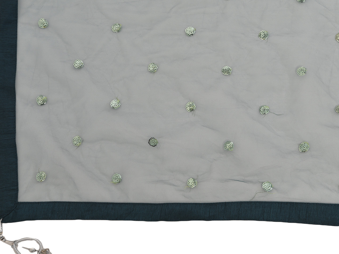 Neerus Bottle Green Color Georgette Fabric Ghagra Set - Image 4