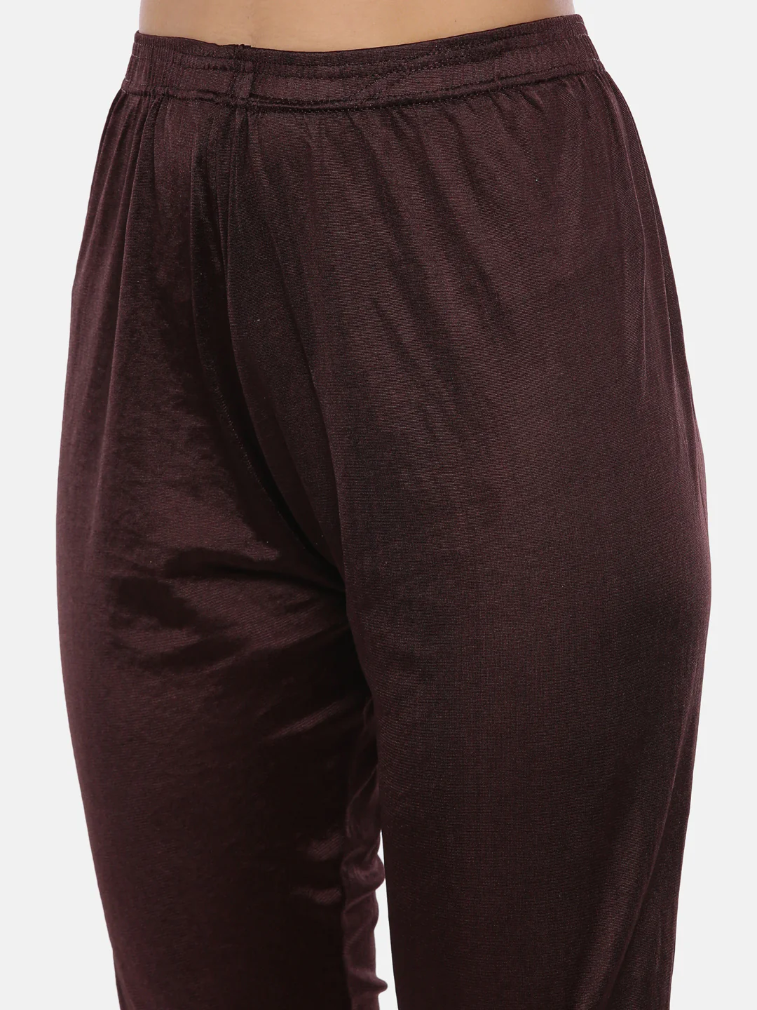Neerus Brown Color Santoon Fabric Kurta - Image 7