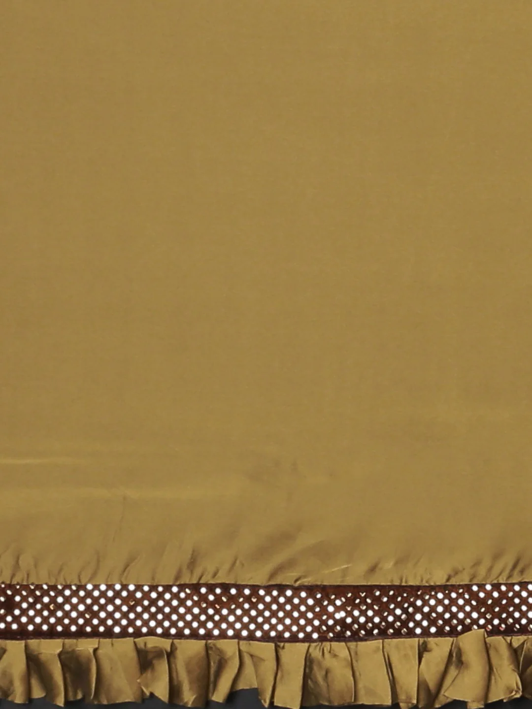 Neerus Brown Embellished Saree With Blouse - Image 3