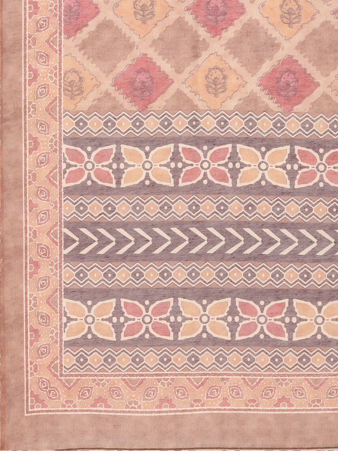 Neerus Brown Regular Straight Printed Readymade suits - Image 7