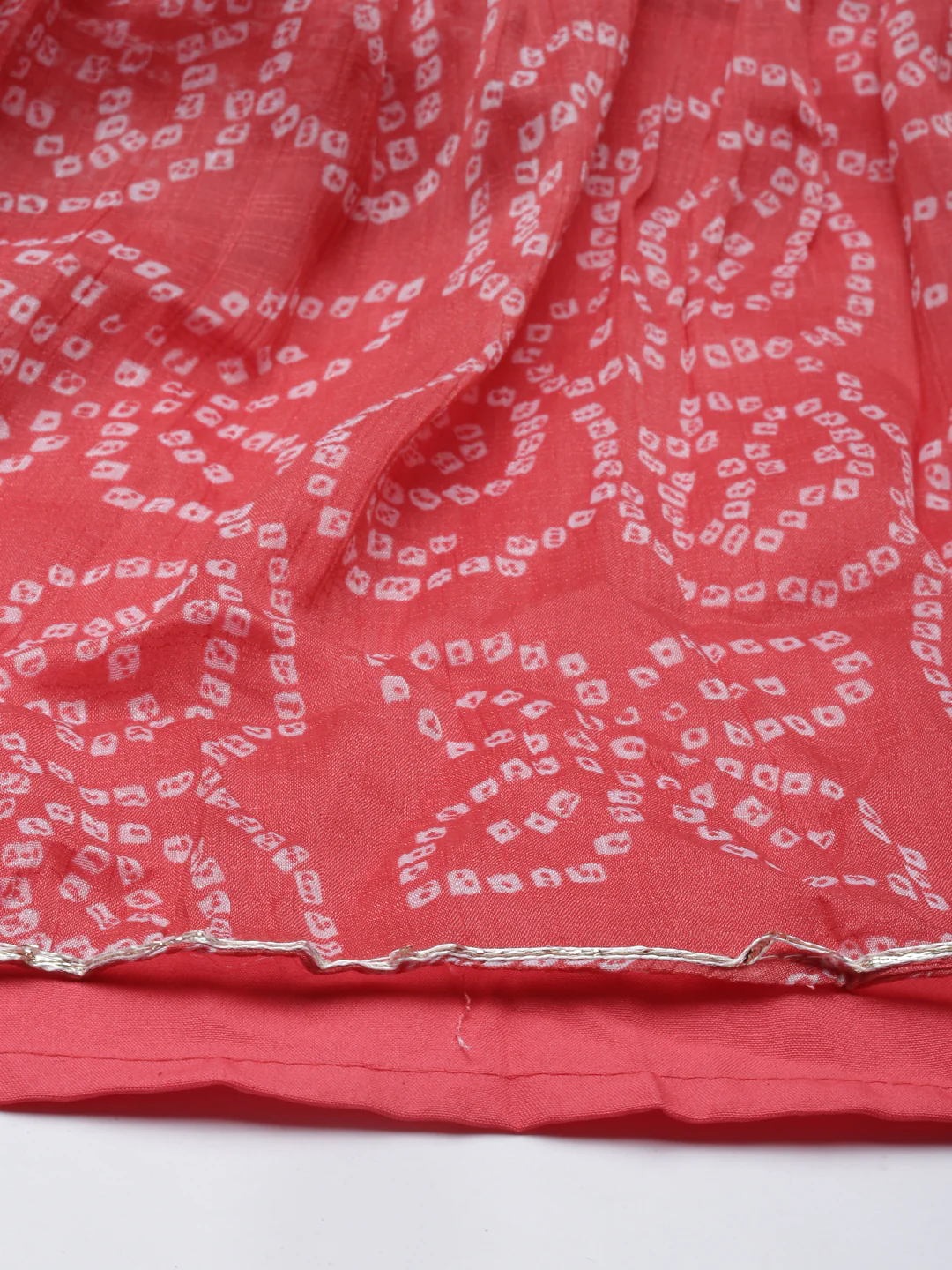 Neerus Carrot Color Georgette Fabric Kurta - Image 8