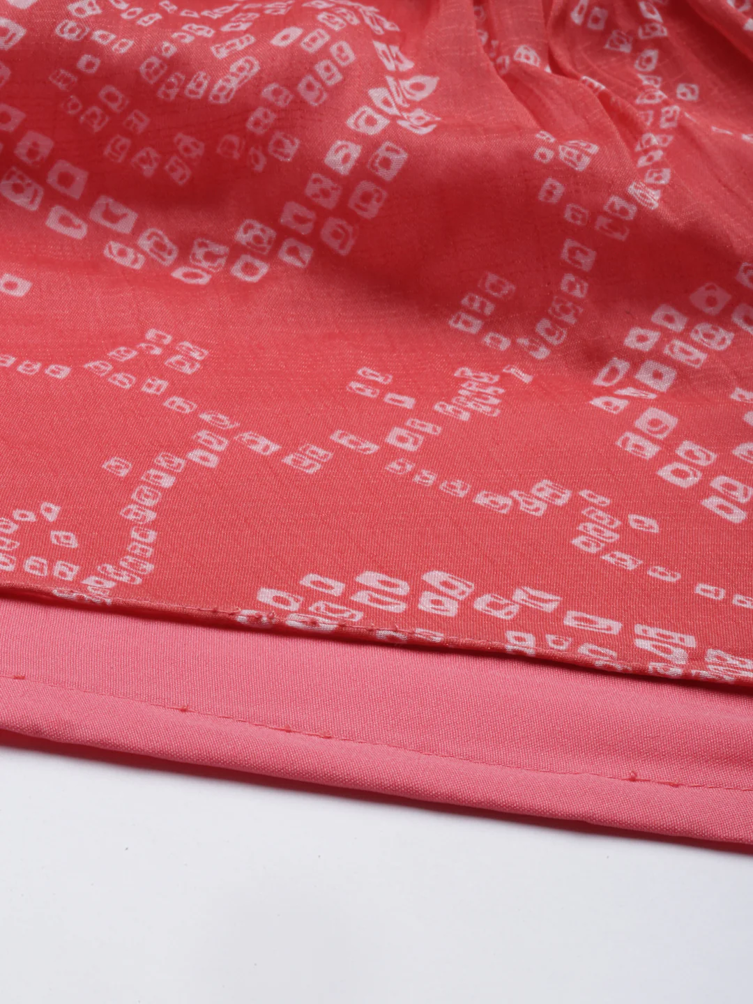 Neerus Carrot Color Georgette Fabric Kurta - Image 7