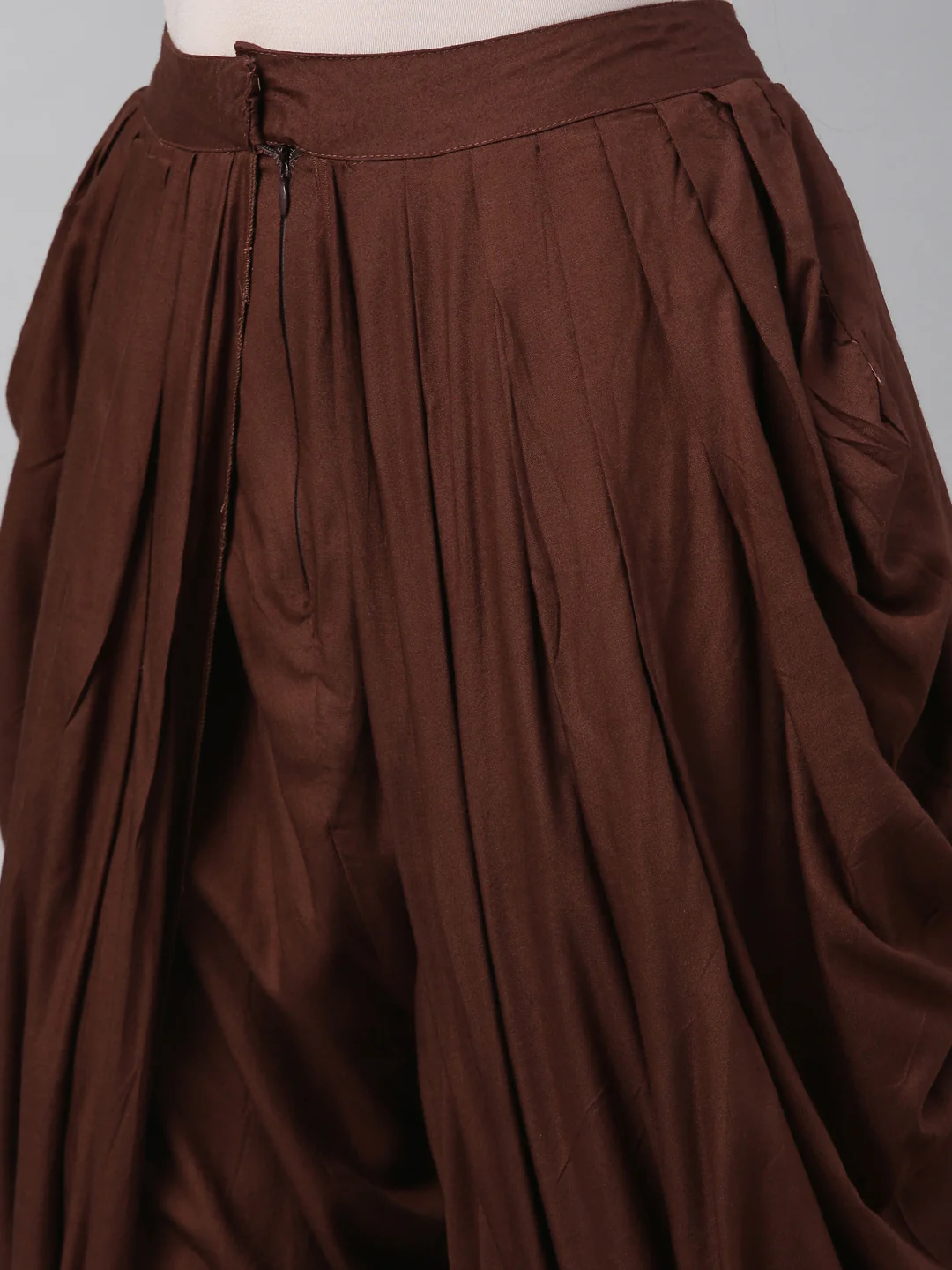 Neerus Choco Color Rayon Fabric Dhotti - Image 6