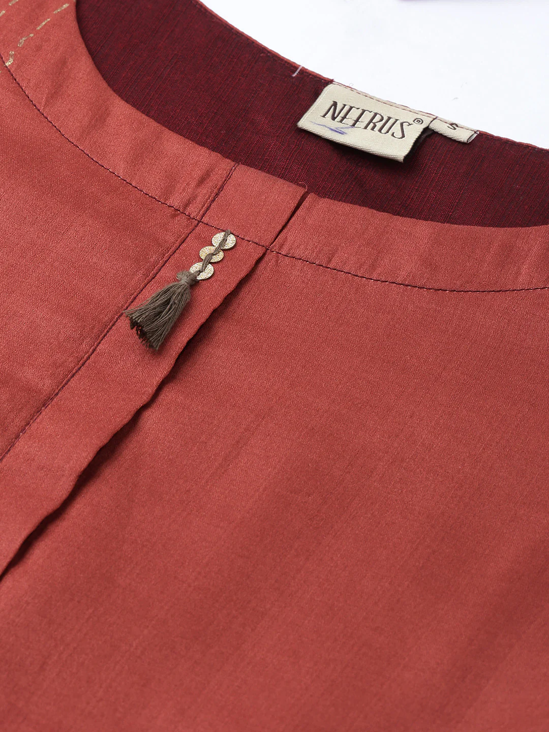 Neerus Contessa Printed High Low Kurta - Image 3
