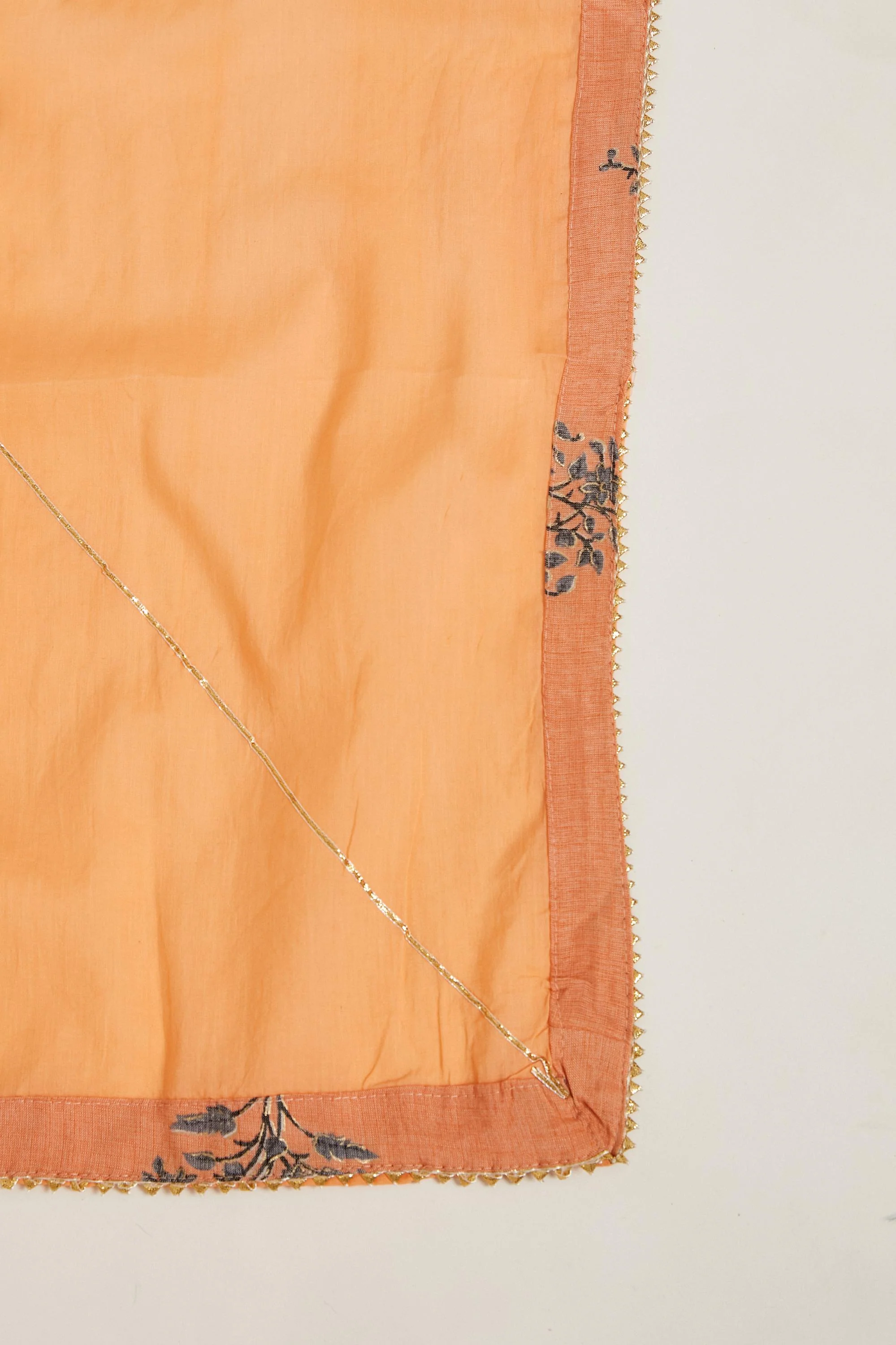 Neerus Coral Color Slub Rayon Fabric Salwar Kameez - Image 7
