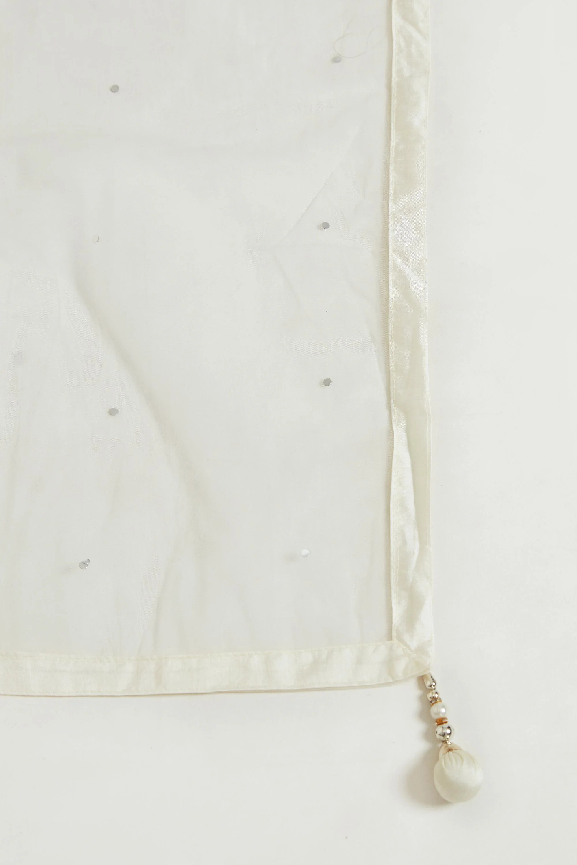 Neerus Cream Color Georgette Fabric Kurta Set - Image 8