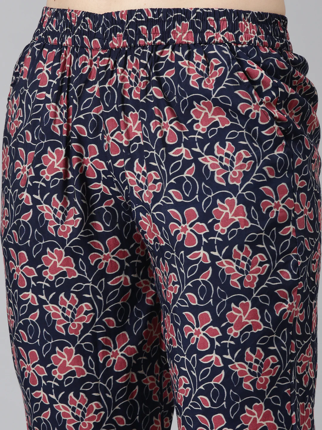 Neerus Cream Regular Straight Printed Readymade suits - Image 6