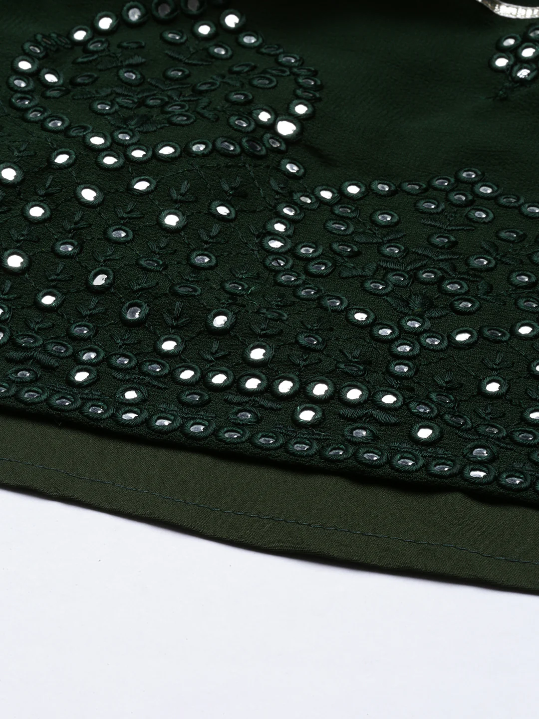 Neerus Green Color Georgette Fabric Kurta - Image 18