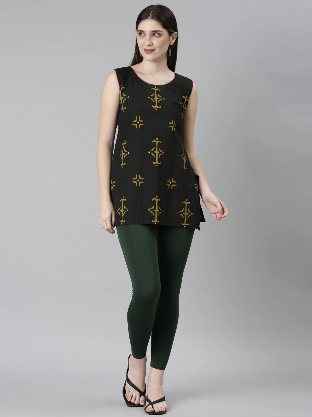 Neerus Green Color Legging - Image 5