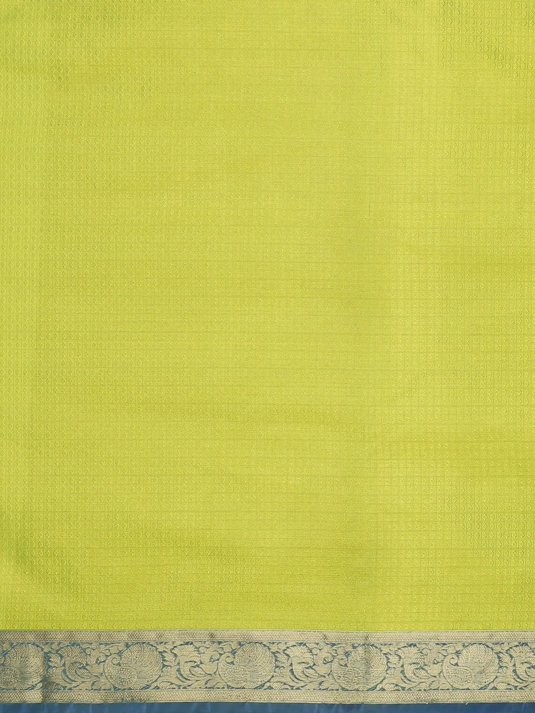 Neerus Green Color Silk Cotton Fabric Saree With Blouse Piece - Image 3