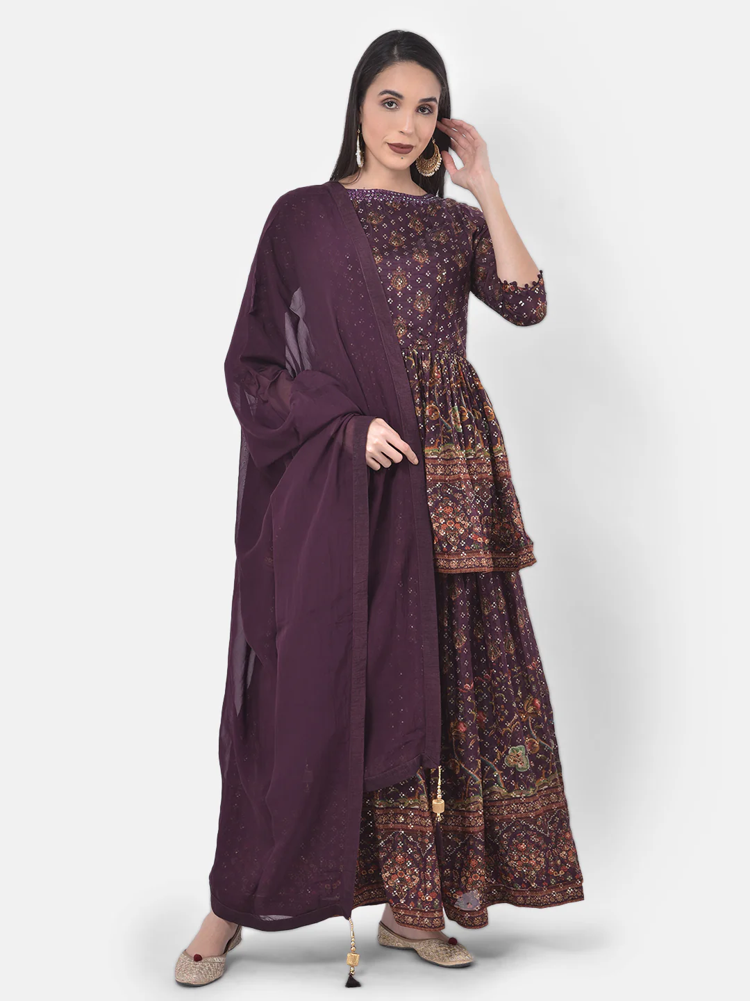 Neerus Green Embellished Lehenga Set