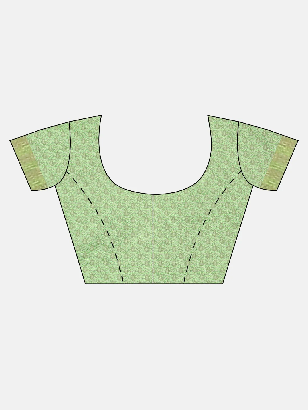 Neerus Green Embellished Saree With Blouse - Image 5