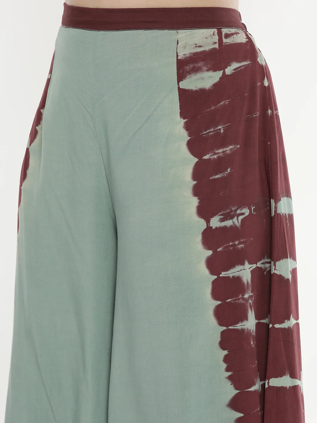 Neerus Green Printed A Line Kurta - Image 6
