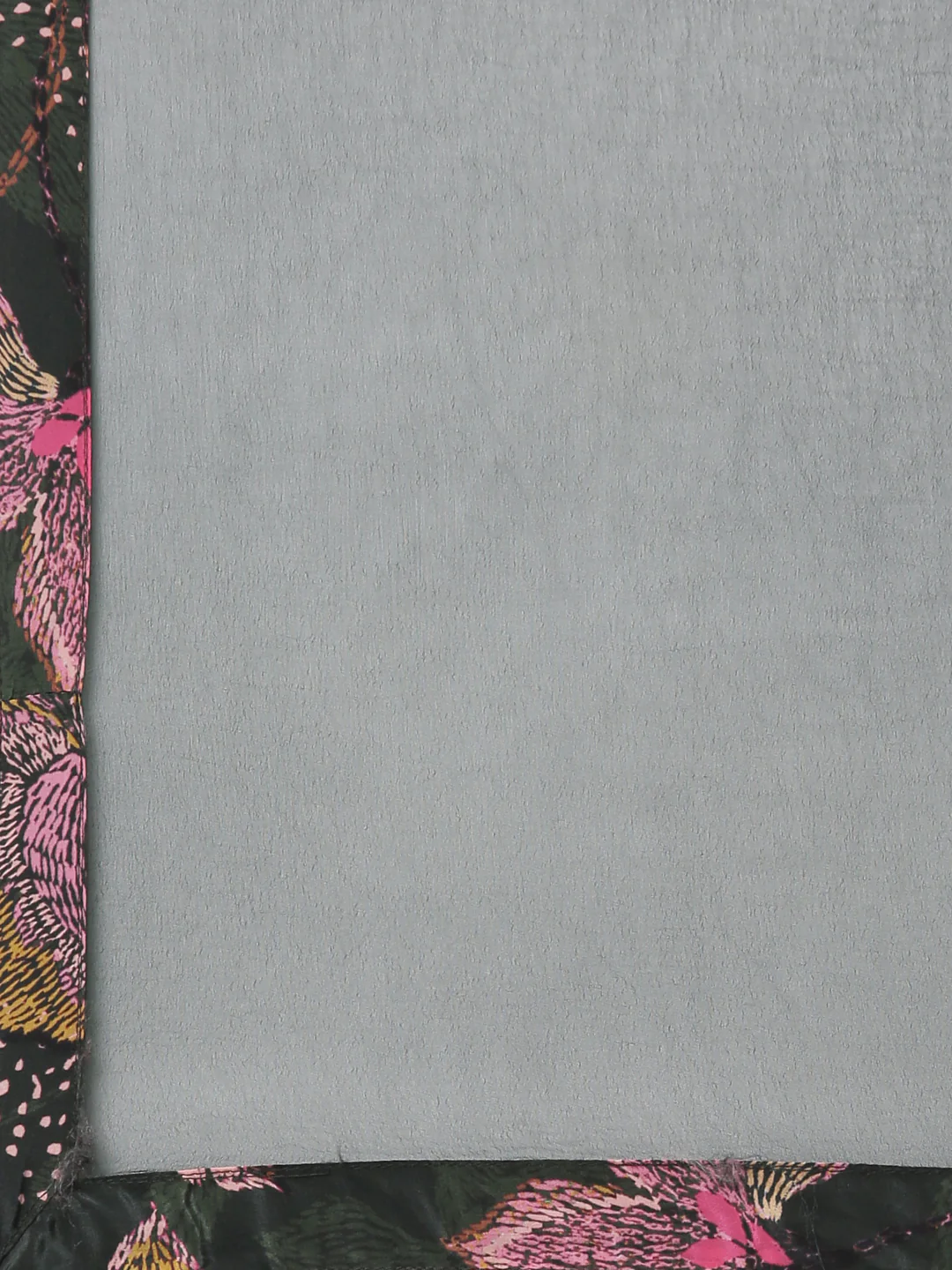 Neerus Green Regular High-Low Floral Kurta And Trousers With Dupatta - Image 7