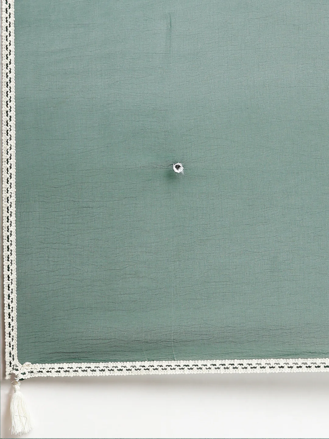 Neerus Green Regular Straight Embroidered Kurta And Trousers With Dupatta - Image 7